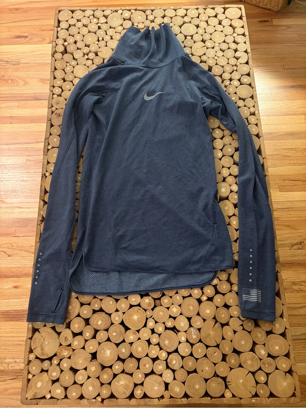 Nike Navy Blue Long Sleeve PerformanceRunning Top